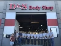 D & S Body Shop team in front of the San Ramon shop